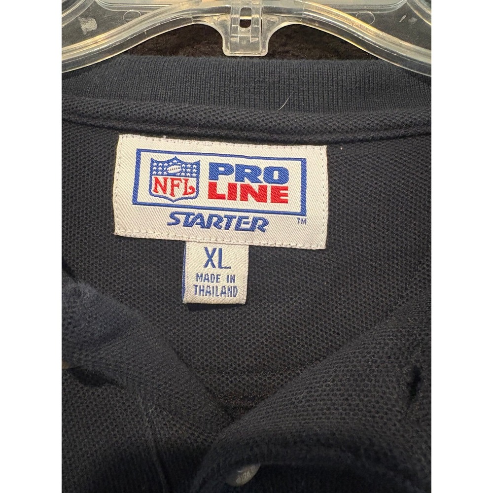 Starter NFL Polo Mens XL Tampa Bay Buccaneers Blue Short Sleeve Football XL - Picture 2 of 8